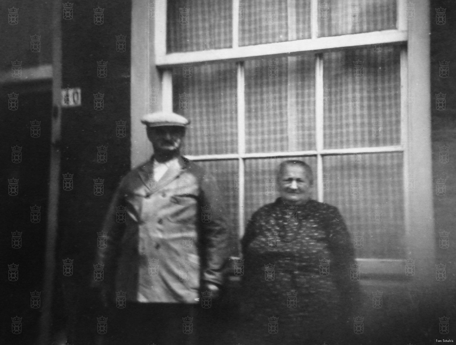 Opa en Oma Schelvis, gedeporteerd en vermoord in Sobibor.