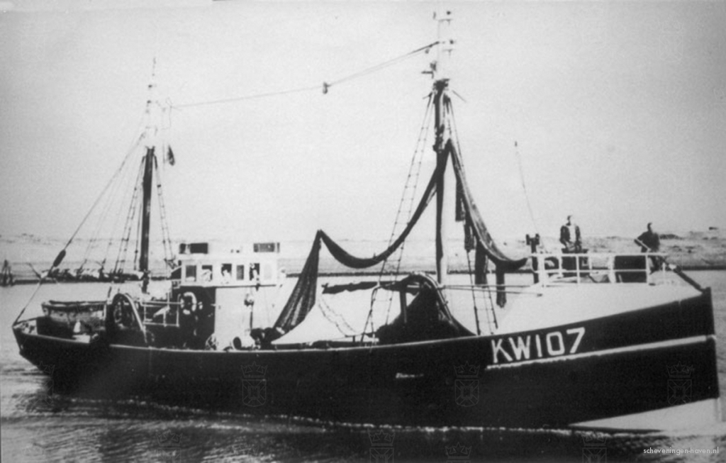 De KW107 "Jacoba" van schipper M. van Duijn.